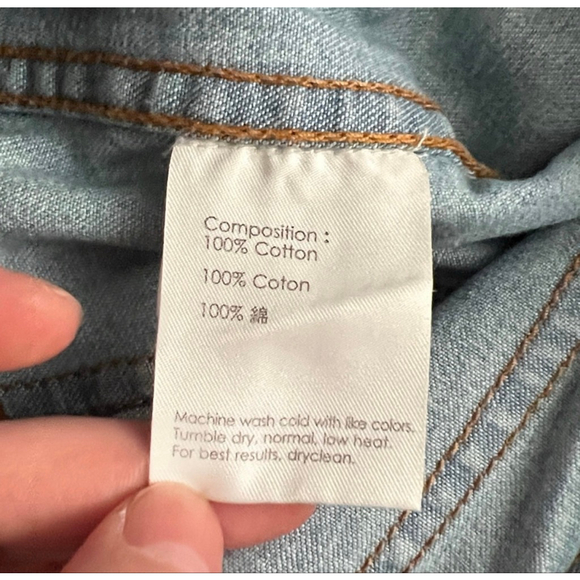 3.1 Phillip Lim Women’s Wide Leg Carpenter Jeans Size 2 Light Wash 100% Cotton - Picture 7 of 11